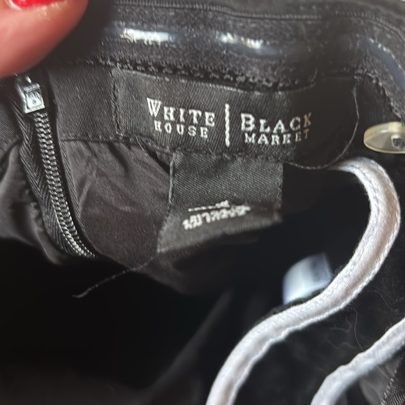 White House black market black and white contrast dress - Picture 4 of 5